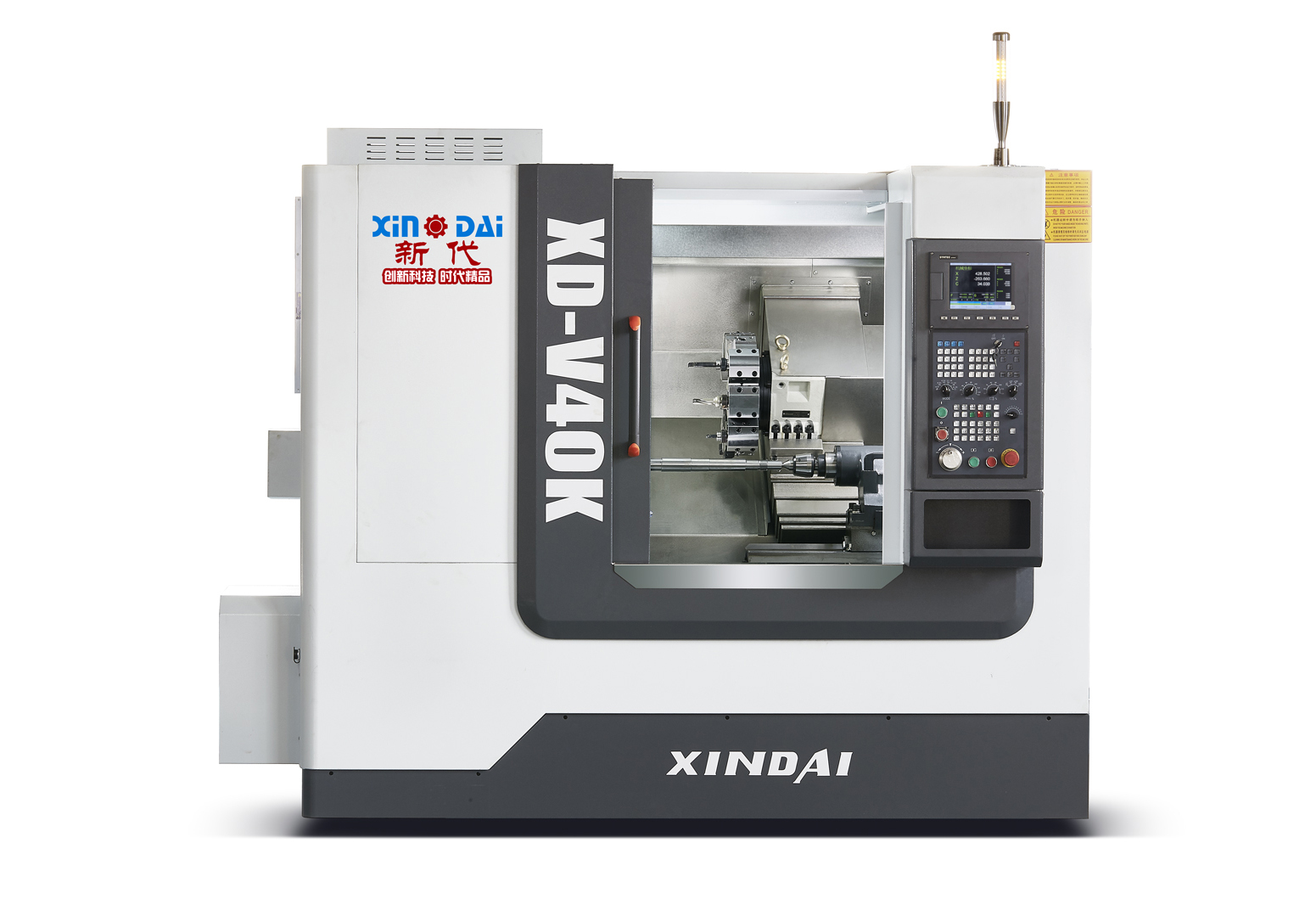 XD-V40K High-Precision Servo Turret CNC Lathe with Hydraulic Tailstock