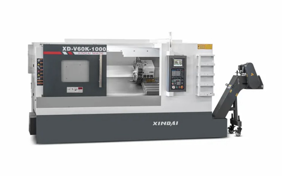 Long Bed Lathe with Turret and Tailstock 