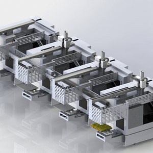 Three-axis Four-link Automated Production Line Supporting Solution (Connected with Transfer Mechanism And Array Type Tray)